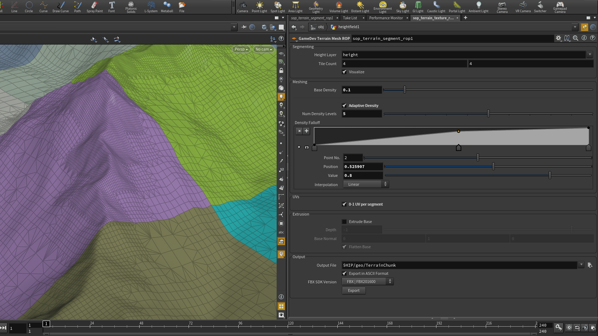 Game Tools Terrain Tools SideFX